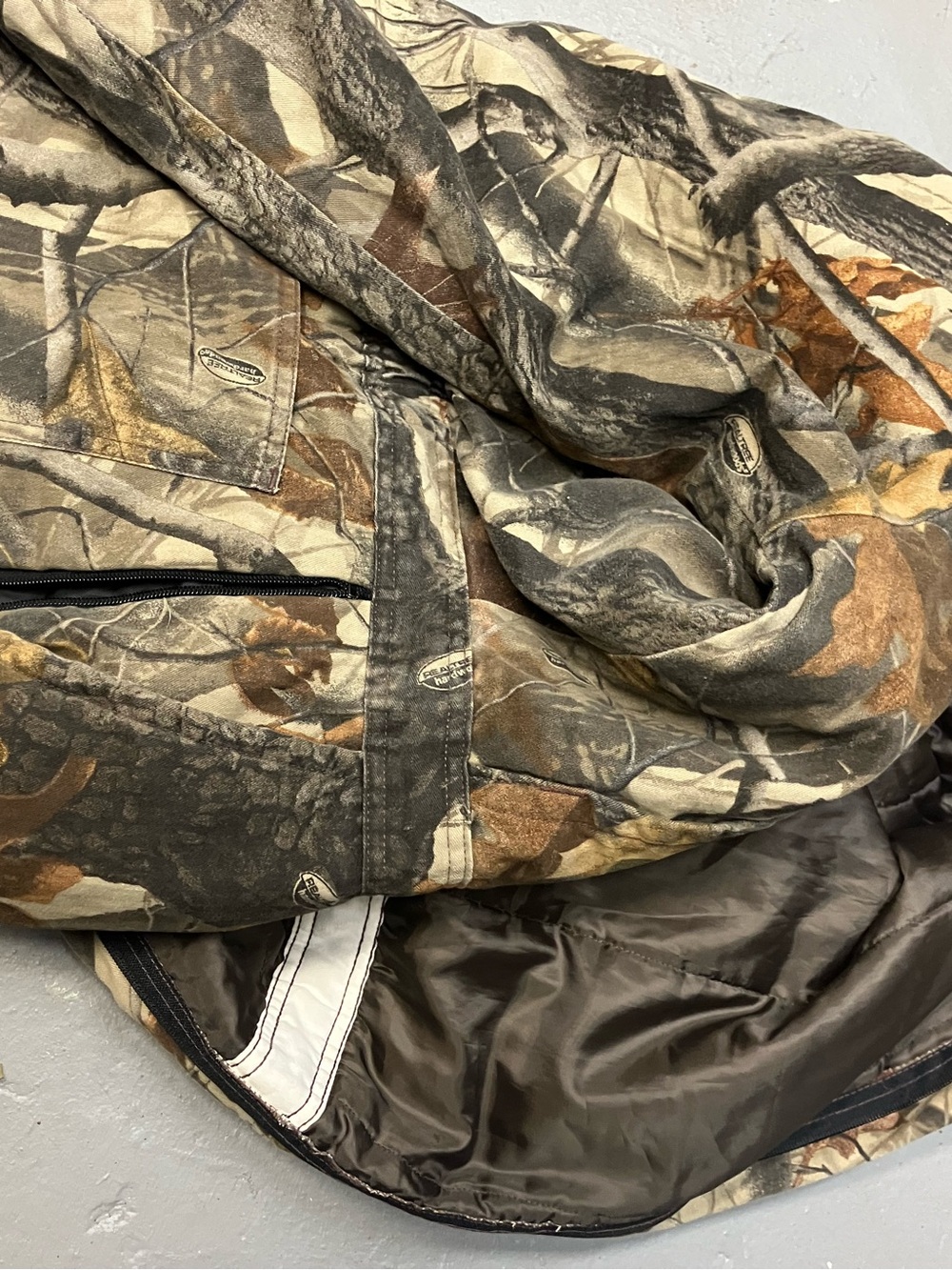 Walls Camouflage Insulated Jumpsuit in Brown and Green - Picture 15 of 16